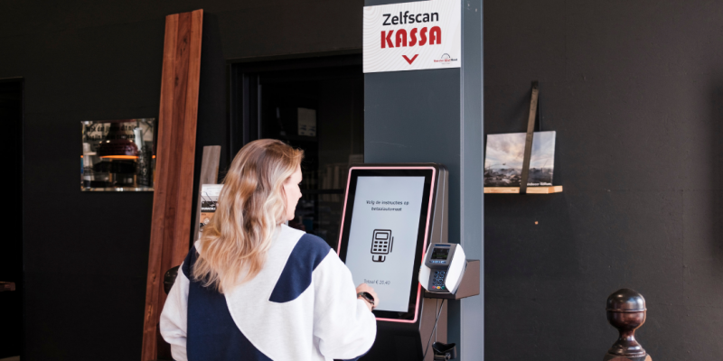 bestelkiosk, mpluskassa, retail